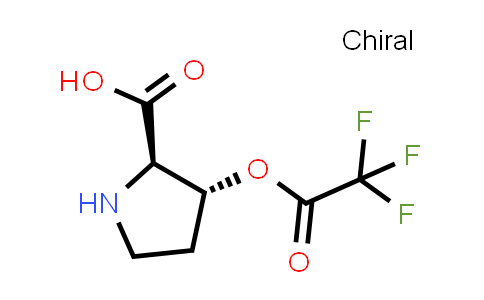 CAS No. 1788054-78-3, (2R,3R)-rel-3-(2,2,2-Trifluoroacetoxy)pyrrolidine-2-carboxylic acid