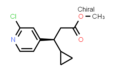 MC532767 | 1788058-39-8 | Methyl (3S)-3-(2-chloropyridin-4-yl)-3-cyclopropylpropanoate