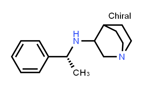 CAS No. 1788165-72-9, 1-Azabicyclo[2.2.2]octan-3-amine, N-[(1R)-1-phenylethyl]-