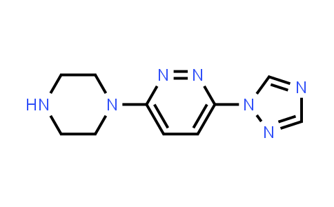 CAS No. 1788589-62-7, 3-(Piperazin-1-yl)-6-(1H-1,2,4-triazol-1-yl)pyridazine