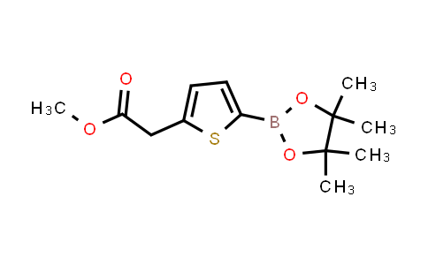CAS No. 1788894-41-6, Methyl 2-(5-(4,4,5,5-tetramethyl-1,3,2-dioxaborolan-2-yl)thiophen-2-yl)acetate