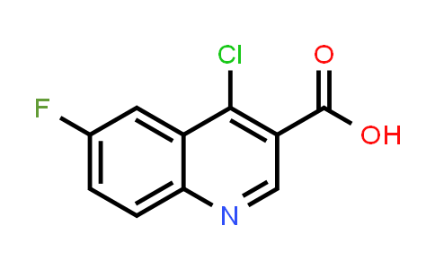 CAS No. 179024-67-0, 4-Chloro-6-fluoroquinoline-3-carboxylic acid