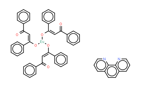 CAS No. 17904-83-5, Tris(dibenzoylmethane) mono(1,10-phenanthroline)europium(lll)