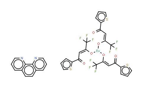 CAS No. 17904-86-8, (1,10-Phenanthroline)tris[4,4,4-trifluoro-1-(2-thienyl)-1,3-butanedionato]europium(III)