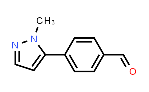 CAS No. 179055-28-8, 4-(1-Methyl-1H-pyrazol-5-yl)benzaldehyde