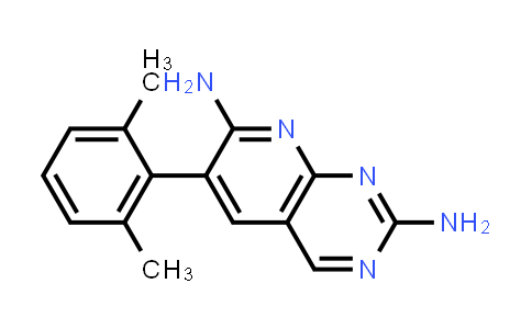 CAS No. 179343-59-0, Pyrido[2,3-d]pyrimidine-2,7-diamine, 6-(2,6-dimethylphenyl)-