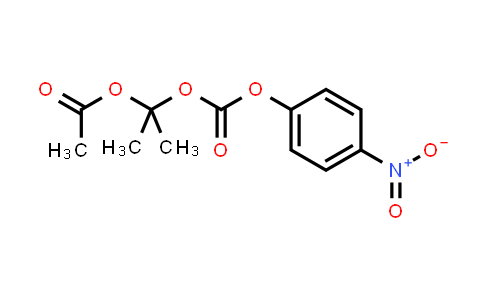 CAS No. 179419-27-3, 2-(((4-Nitrophenoxy)carbonyl)oxy)propan-2-yl acetate