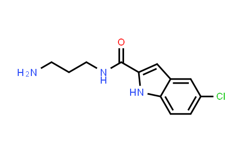 CAS No. 1795328-25-4, N-(3-aminopropyl)-5-chloro-1H-indole-2-carboxamide