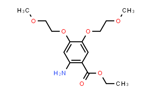 CAS No. 179688-27-8, Ethyl 4,5-bis-(2-methoxyethoxy)-2-aminobenzoate