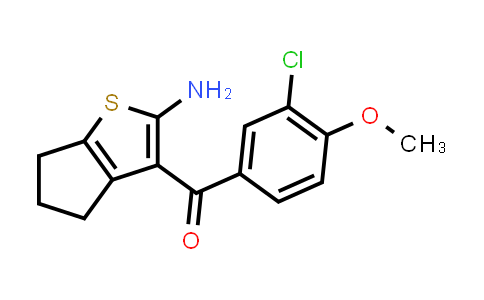 CAS No. 1797174-07-2, Methanone, (2-amino-5,6-dihydro-4H-cyclopenta[b]thien-3-yl)(3-chloro-4-methoxyphenyl)-