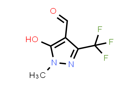 CAS No. 179732-64-0, 5-Hydroxy-1-methyl-3-(trifluoromethyl)-1H-pyrazole-4-carboxaldehyde
