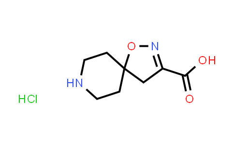 CAS No. 1797976-77-2, 1-Oxa-2,8-diazaspiro[4.5]dec-2-ene-3-carboxylic acid hydrochloride