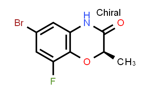 CAS No. 1798336-08-9, (R)-6-Bromo-8-fluoro-2-methyl-2H-benzo[b][1,4]oxazin-3(4H)-one