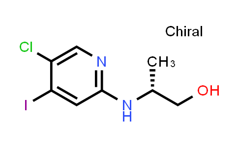 CAS No. 1799412-23-9, (R)-2-((5-Chloro-4-iodopyridin-2-yl)amino)propan-1-ol