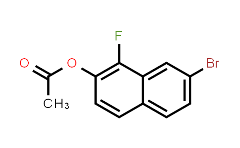CAS No. 1799434-50-6, 7-Bromo-1-fluoronaphthalen-2-yl acetate