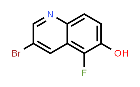 CAS No. 1799434-51-7, 3-Bromo-5-fluoroquinolin-6-ol