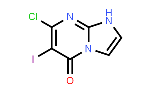 CAS No. 1799434-64-2, 7-Chloro-6-iodoimidazo[1,2-a]pyrimidin-5(1H)-one