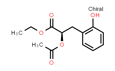 CAS No. 1799611-07-6, Ethyl (2R)-2-acetoxy-3-(2-hydroxyphenyl)propanoate
