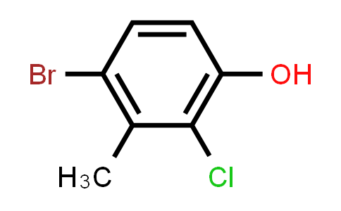 CAS No. 1799612-08-0, 4-Bromo-2-chloro-3-methylphenol