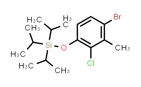 CAS No. 1799612-12-6, (4-Bromo-2-chloro-3-methylphenoxy)triisopropylsilane