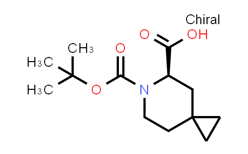 CAS No. 1799811-92-9, (5R)-6-[(tert-Butoxy)carbonyl]-6-azaspiro[2.5]octane-5-carboxylic acid