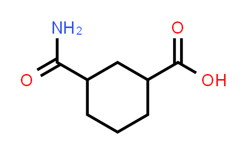 CAS No. 180046-83-7, 3-Carbamoylcyclohexane-1-carboxylic acid