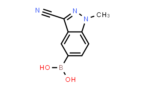 CAS No. 1800482-69-2, (3-Cyano-1-methyl-1H-indazol-5-yl)boronic acid