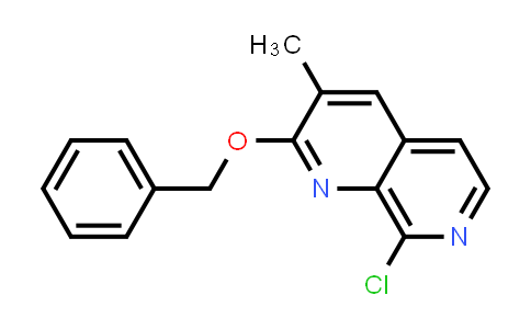 CAS No. 1801158-63-3, 2-(Benzyloxy)-8-chloro-3-methyl-1,7-naphthyridine