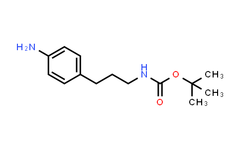 CAS No. 180147-82-4, tert-Butyl (3-(4-aminophenyl)propyl)carbamate