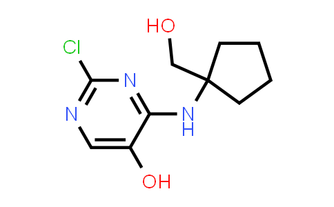 CAS No. 1801708-33-7, 2-Chloro-4-((1-(hydroxymethyl)cyclopentyl)amino)pyrimidin-5-ol