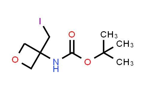 CAS No. 1801708-43-9, tert-Butyl N-[3-(iodomethyl)oxetan-3-yl]carbamate