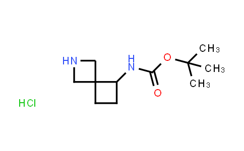 CAS No. 1801767-45-2, tert-Butyl N-{2-azaspiro[3.3]heptan-5-yl}carbamate hydrochloride