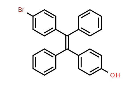 CAS No. 1801839-74-6, 4-(2-(4-Bromophenyl)-1,2-diphenylvinyl)phenol