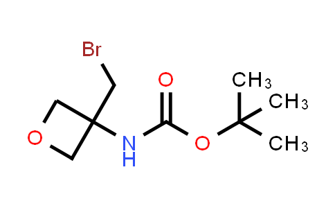 CAS No. 1802048-91-4, tert-Butyl (3-(bromomethyl)oxetan-3-yl)carbamate