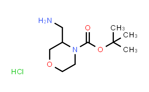 CAS No. 1802489-65-1, tert-Butyl 3-(aminomethyl)morpholine-4-carboxylate hydrochloride
