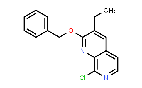 CAS No. 1802675-88-2, 2-(Benzyloxy)-8-chloro-3-ethyl-1,7-naphthyridine