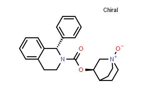 CAS No. 180272-28-0, (R)-3-(((S)-1-Phenyl-1,2,3,4-tetrahydroisoquinoline-2-carbonyl)oxy)quinuclidine 1-oxide
