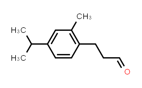 CAS No. 180274-33-3, Benzenepropanal, 2-methyl-4-(1-methylethyl)-