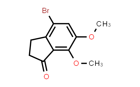 CAS No. 18028-29-0, 4-Bromo-6,7-dimethoxy-indan-1-one