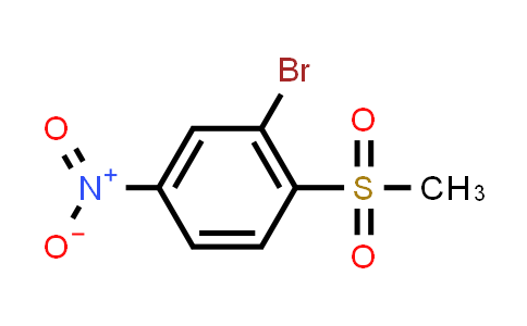 CAS No. 180297-54-5, 2-Bromo-1-(methylsulfonyl)-4-nitrobenzene