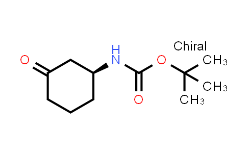 CAS No. 1803033-61-5, tert-Butyl N-[(1S)-3-oxocyclohexyl]carbamate
