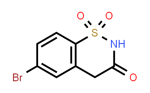 CAS No. 1803567-42-1, 6-Bromo-2H-benzo[e][1,2]thiazin-3(4H)-one 1,1-dioxide