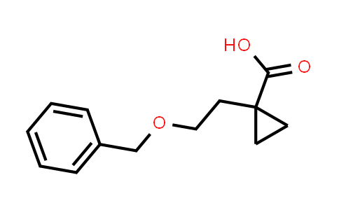 CAS No. 1803599-29-2, 1-[2-(Benzyloxy)ethyl]cyclopropane-1-carboxylic acid