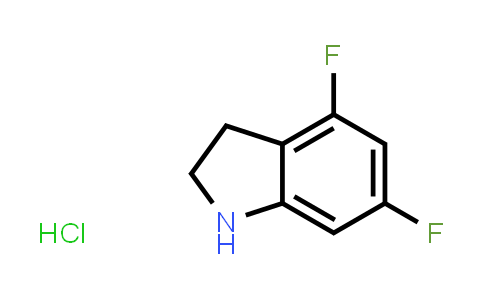 CAS No. 1803601-85-5, 4,6-Difluoroindoline hydrochloride