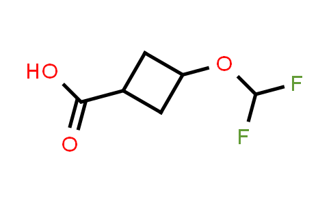 CAS No. 1803603-34-0, 3-(Difluoromethoxy)cyclobutane-1-carboxylic acid