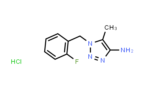 CAS No. 1803603-67-9, 1H-1,2,3-Triazol-4-amine, 1-[(2-fluorophenyl)methyl]-5-methyl-, hydrochloride