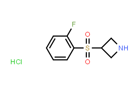 CAS No. 1803605-64-2, 3-((2-Fluorophenyl)sulfonyl)azetidine hydrochloride