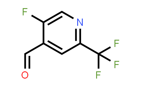 CAS No. 1803848-64-7, 5-Fluoro-2-(trifluoromethyl)pyridine-4-carbaldehyde