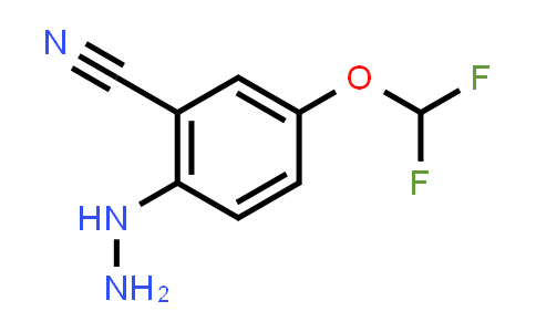 1804275-27-1 | Benzonitrile, 5-(difluoromethoxy)-2-hydrazinyl-