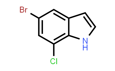 CAS No. 180623-89-6, 5-Bromo-7-chloro-1H-indole